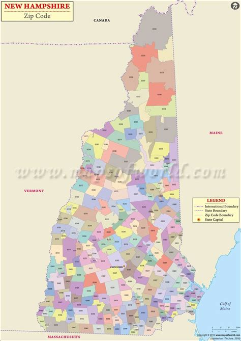 zip codes for new hampshire